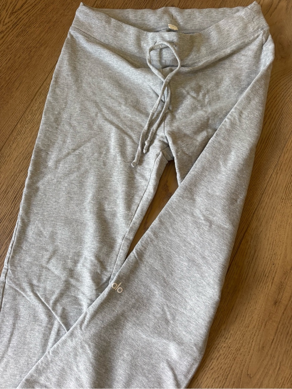 ALO Yoga Light Gray Drawstring Pants